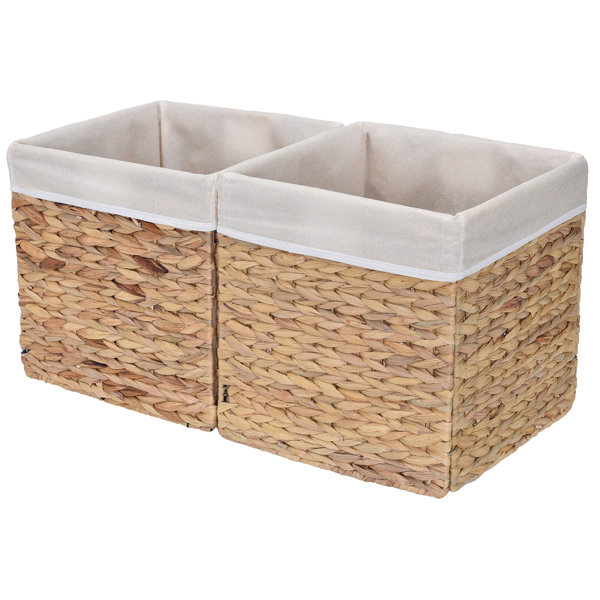 Rosecliff Heights Wicker Storage Bin Set Wayfair